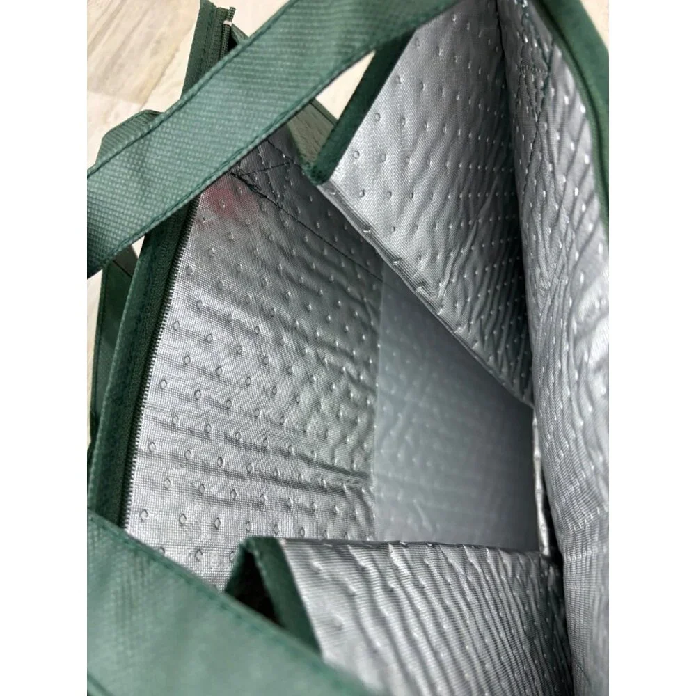 HANDLE WITH KALE Fresh Harvest Grocery Insulated Cooler Bag Produce Farm NEW